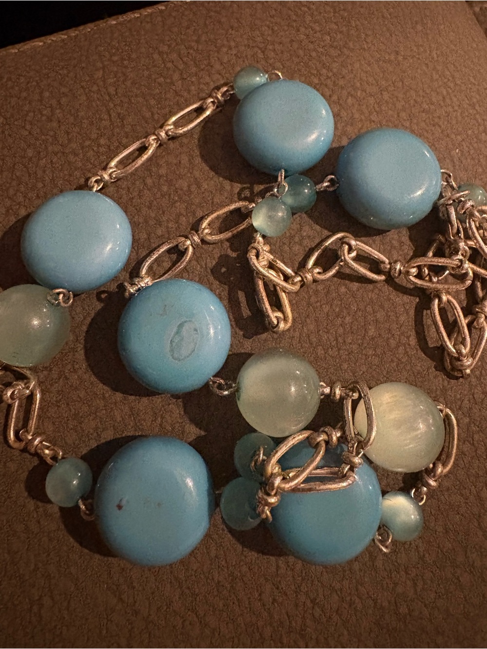 Light blue necklace